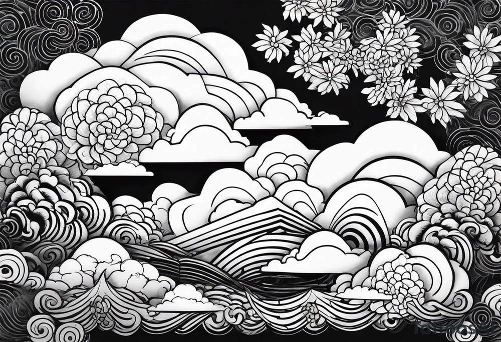 cloud, nohmask, tattoo idea