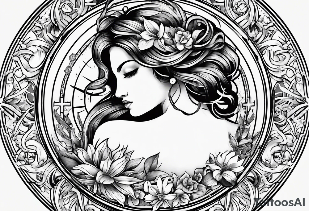“05 baby” ,zodiac virgo tattoo idea
