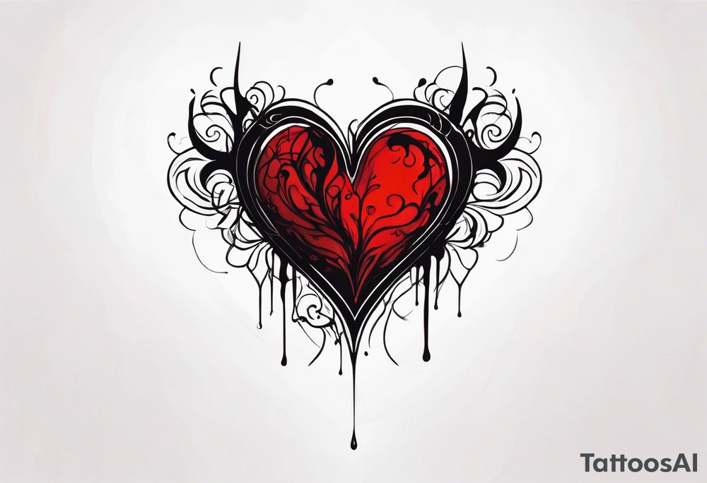 Bloody Heart tattoo idea