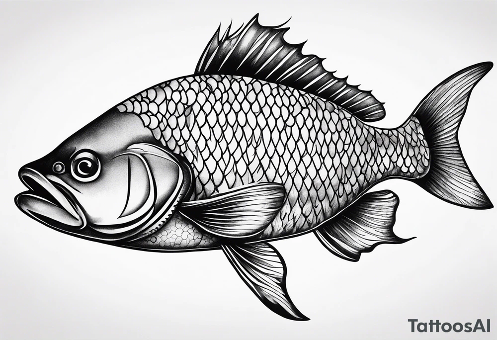 big fish tattoo idea
