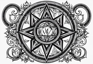Witch symbol tattoo idea