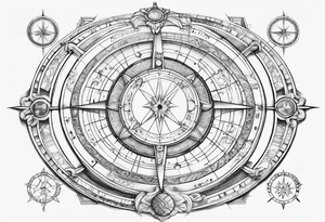 Astrology, Gemini, Natal Chart, vision, armband tattoo idea