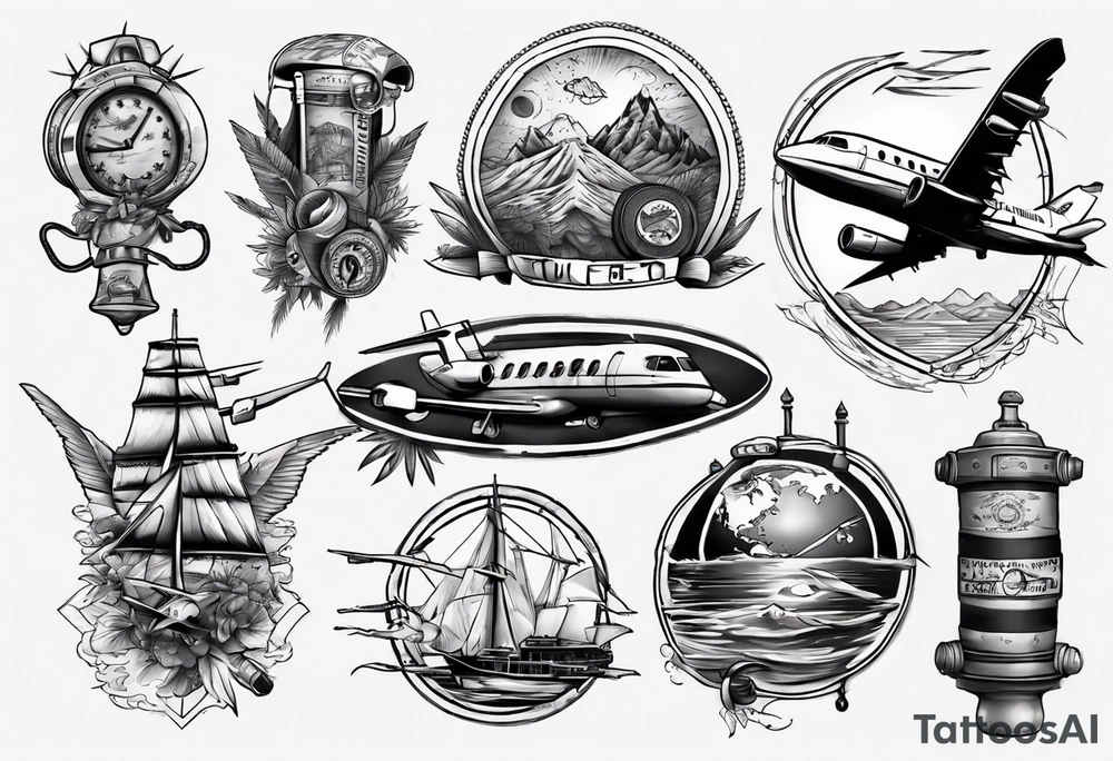 Travel tattoo idea