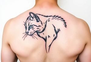Black Cat tattoo idea
