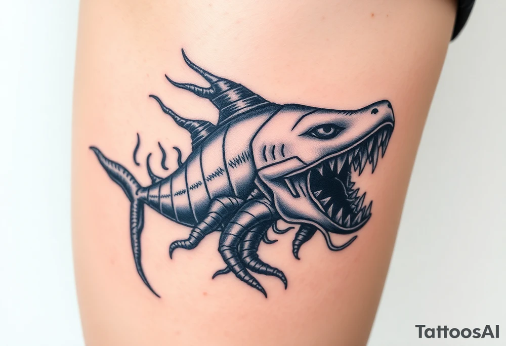 Deep sea tattoo idea