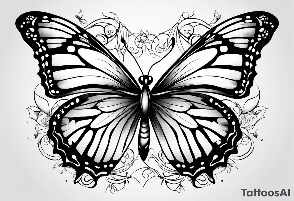Butterflies tattoo idea