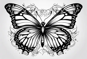 Butterflies tattoo idea