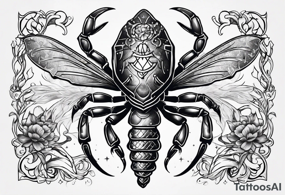 scorpio tattoo idea