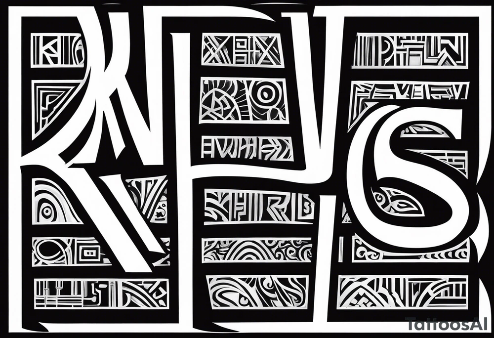 KRSNA tattoo idea