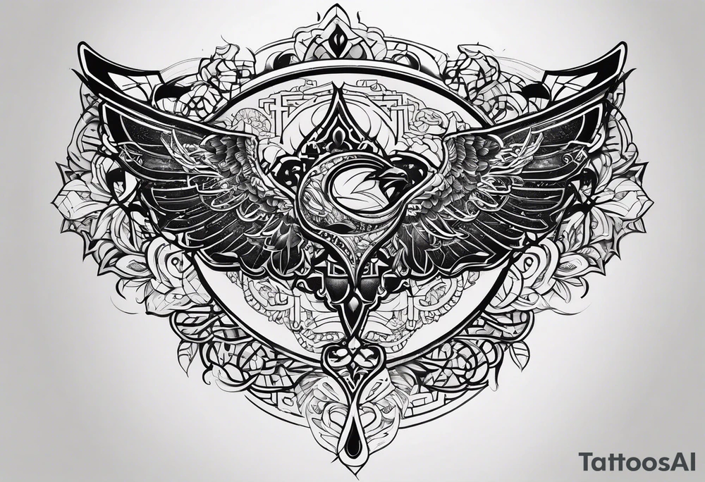 arabic writing tattoo idea