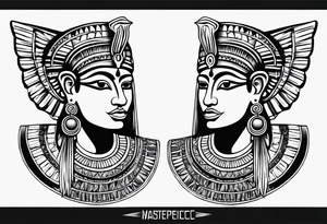 amcient egypt tattoo idea