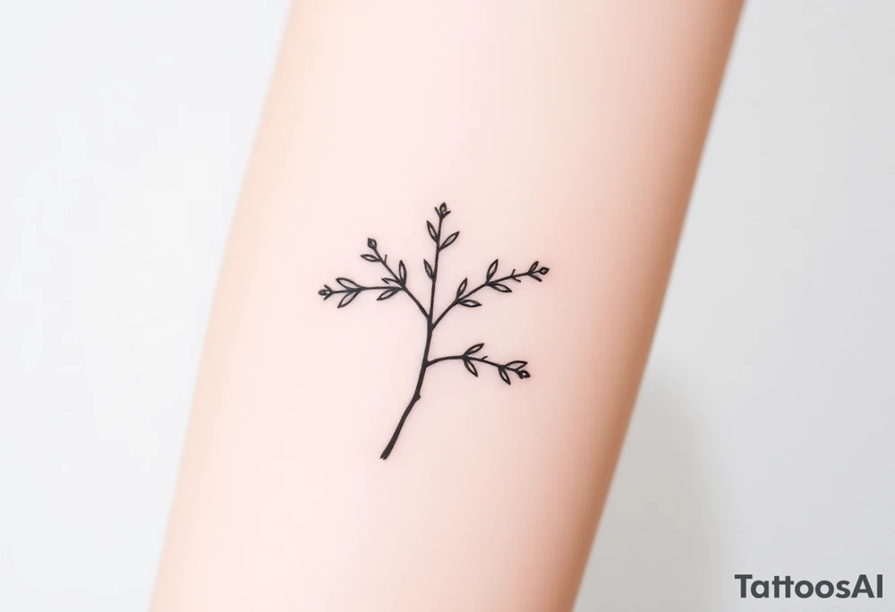 Ilex aquifolium tattoo idea