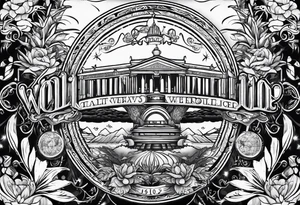 world traveller tattoo idea