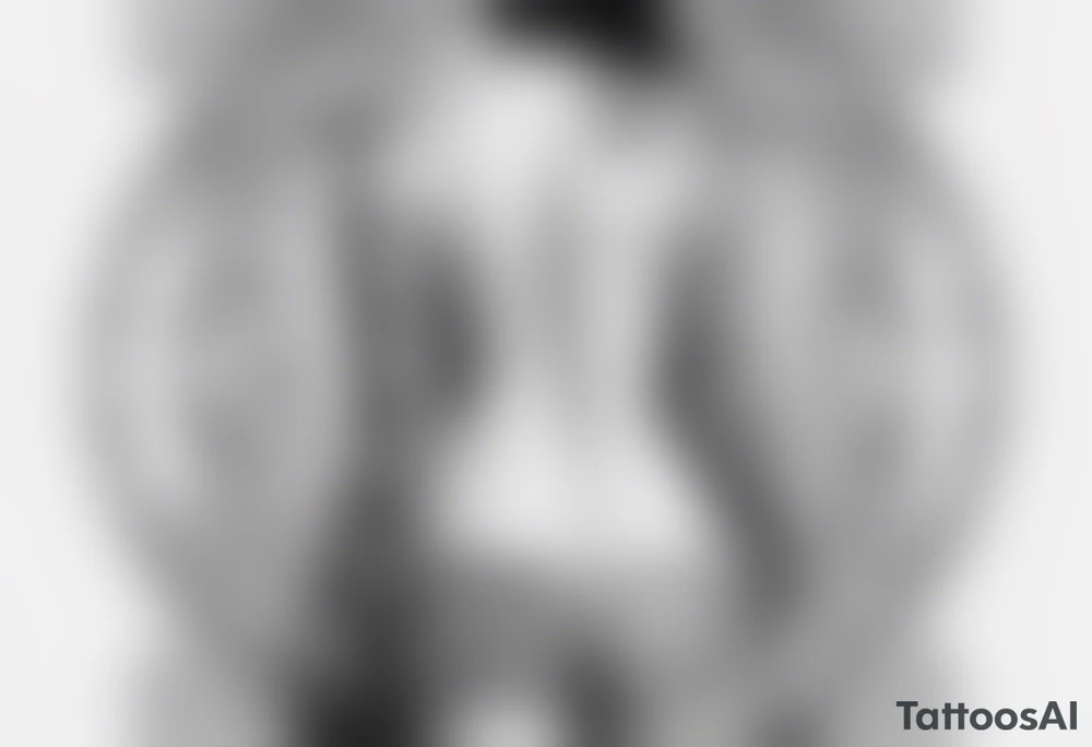 back tattoo covering the whole back drawing tattoo idea