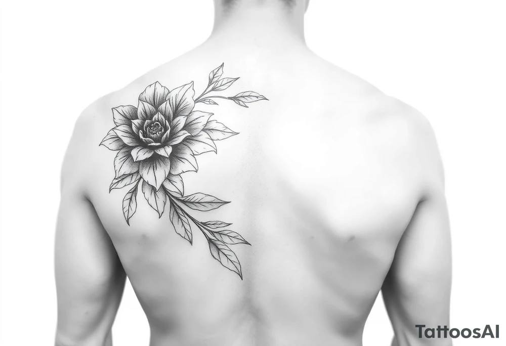 Thigh tattoos no flowers tattoo idea