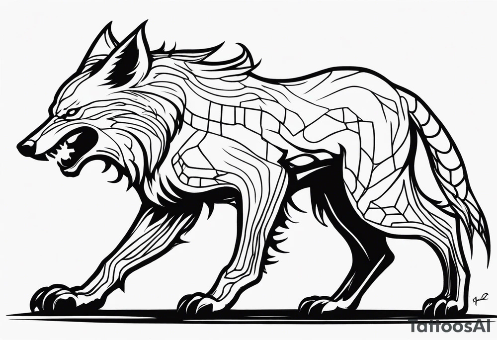 skinwalker tattoo idea