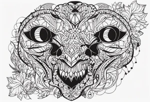 from the deepest darkest place comes evil tattoo idea