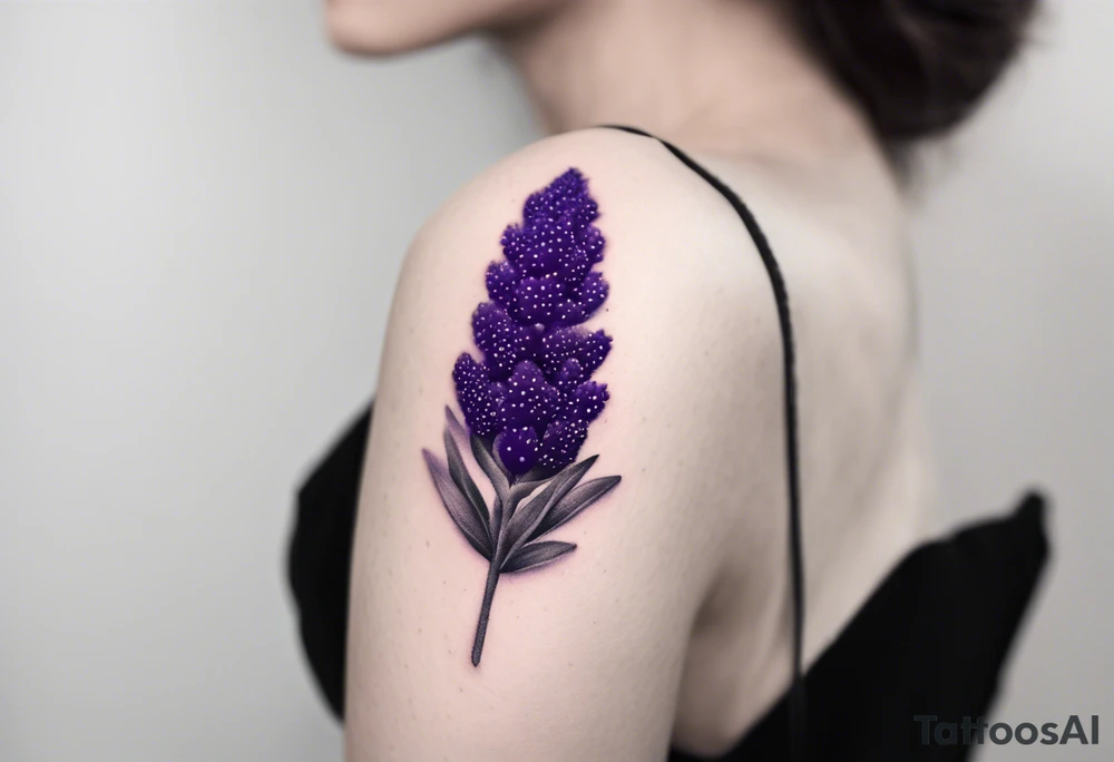 lavender tattoo idea
