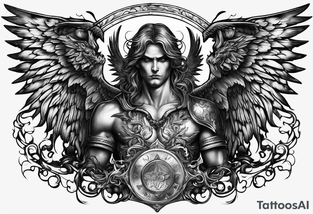 Angel Vs Demon for my soul tattoo idea