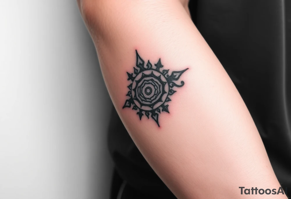 nepal tattoo that shows strength, creativity, independence and masculinity tattoo idea