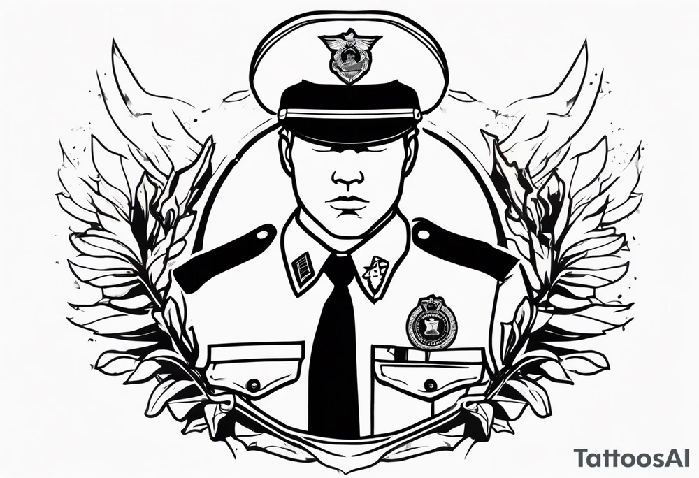 dirty officer tattoo idea
