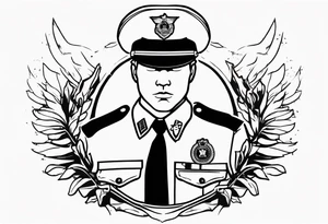 dirty officer tattoo idea