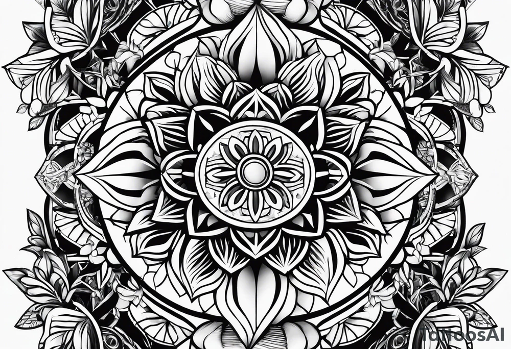 Pattern tattoo idea
