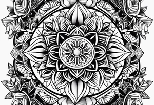 Pattern tattoo idea