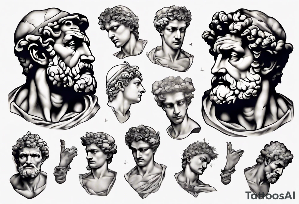 david by michelangelo broken tattoo idea
