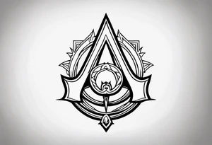 New Orleans assassins creed symbol tattoo idea