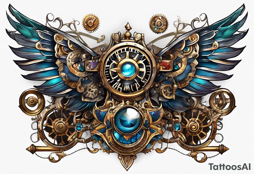 Steampunk tattoo idea