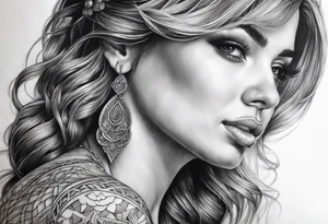 micro realism tattoo idea