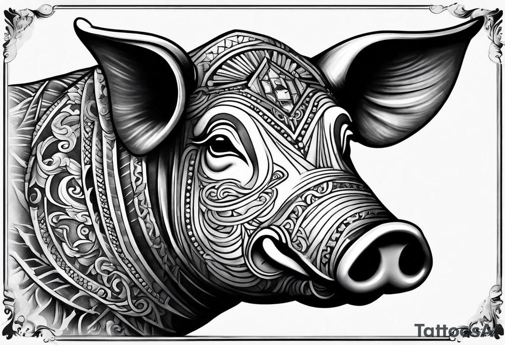 Pig head from Primus album cover tattoo idea
