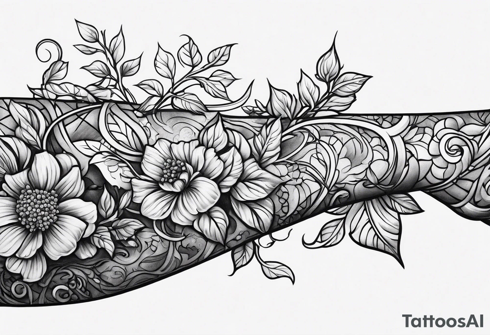 Vines crawling up the arm. tattoo idea