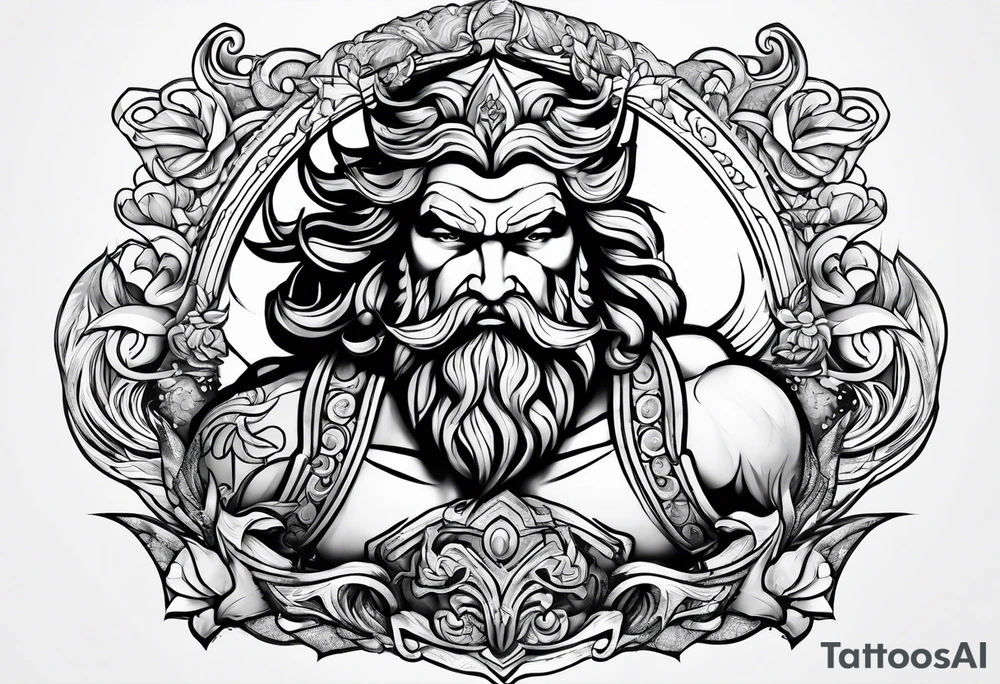 Poseidon tattoo idea