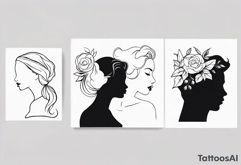 Silhouette tattoo idea