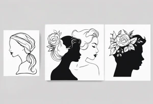 Silhouette tattoo idea