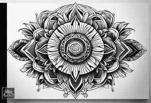 Full sleeve tattoo family tattoo idea