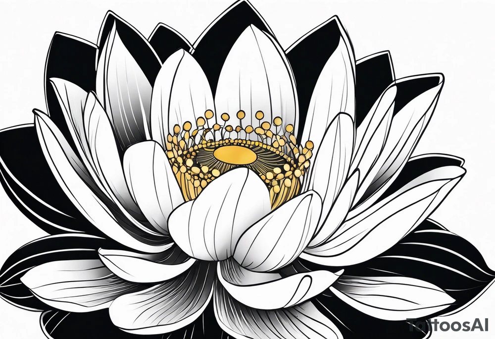 lotus flower tattoo idea