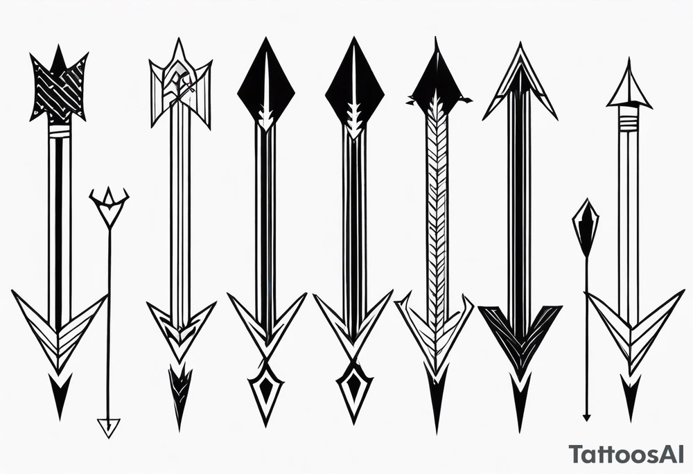 three minimalistic parallel medievall arrows. tattoo idea three minimalistic parallel medievall arrows. tattoo idea