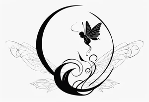 The word "ft" but with a fairy tattoo idea