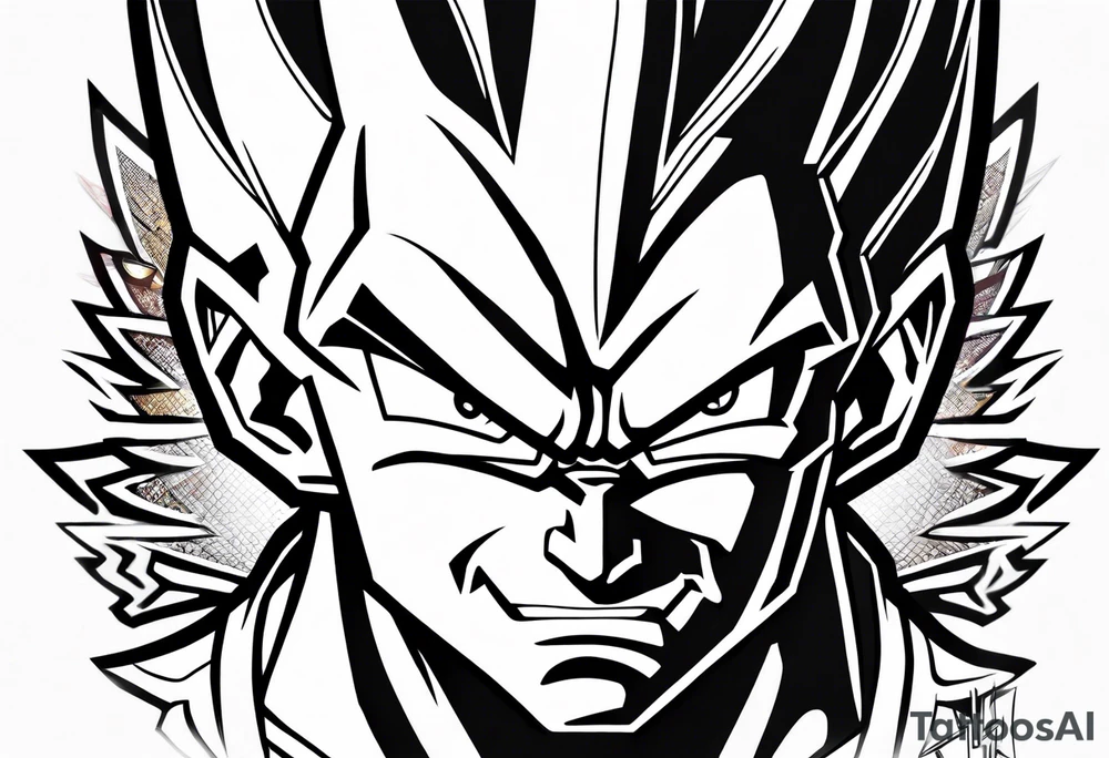 Vegeta ultra ego tattoo idea