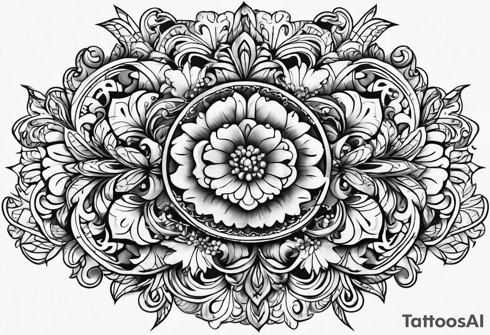 Filigree tattoo idea