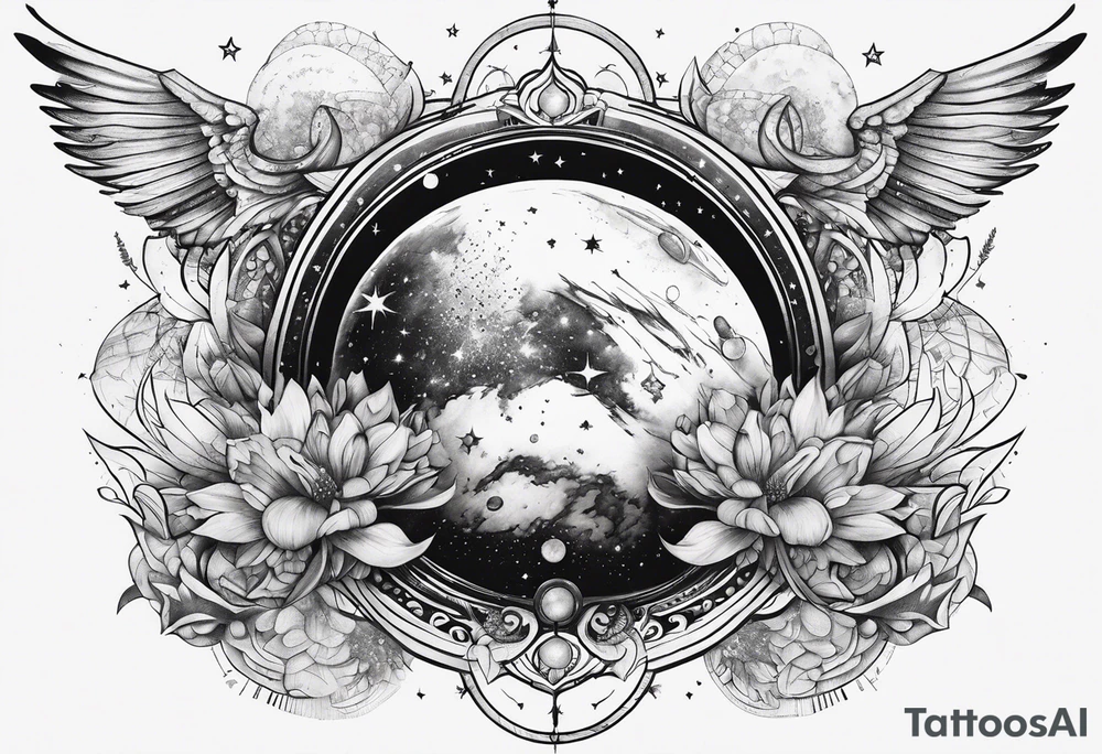 universe tattoo idea