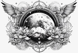 universe tattoo idea