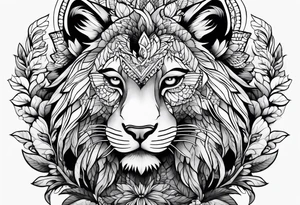Big nature tattoo tattoo idea