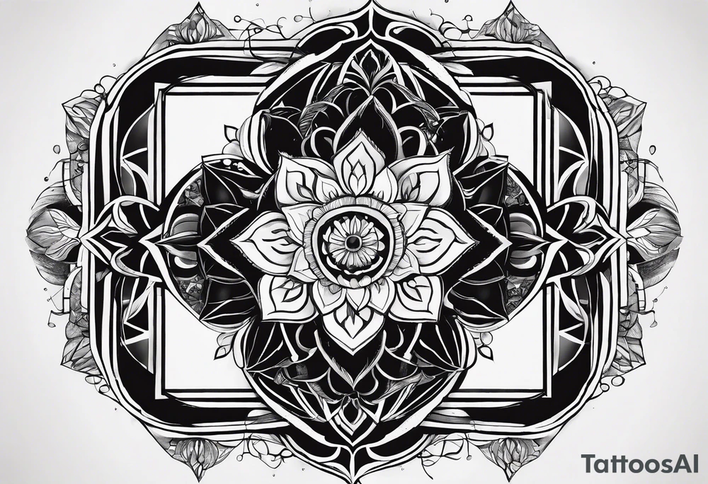 Geometric shapes that represent balance in life. It needs to be a small tattoo. tattoo idea