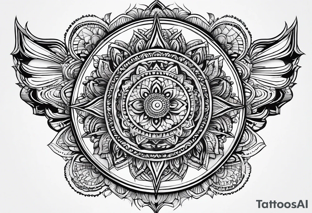 mandala tatto tattoo idea