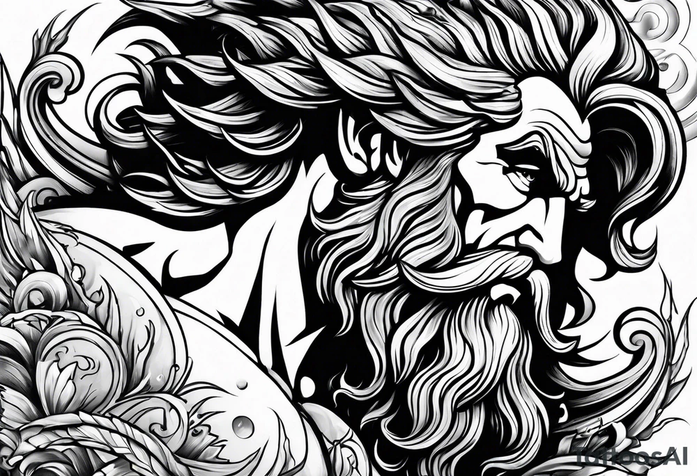 POSEIDON tattoo idea