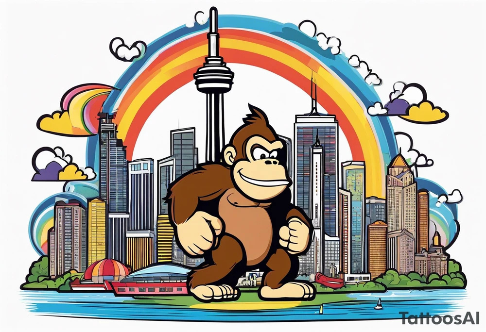 CN Tower; Donkey Kong tattoo idea